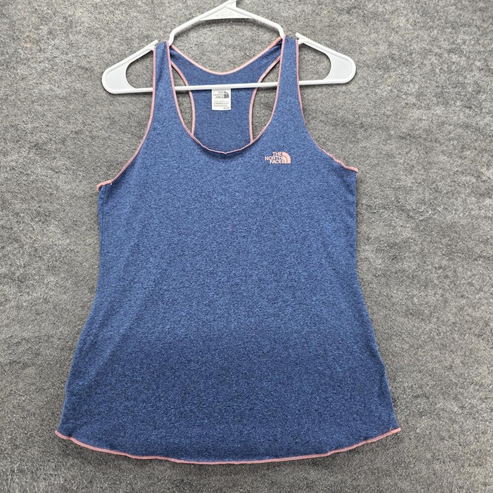 The North Face Tank Womens M Blue Scoop Neck Lightweight Breathable Activewear